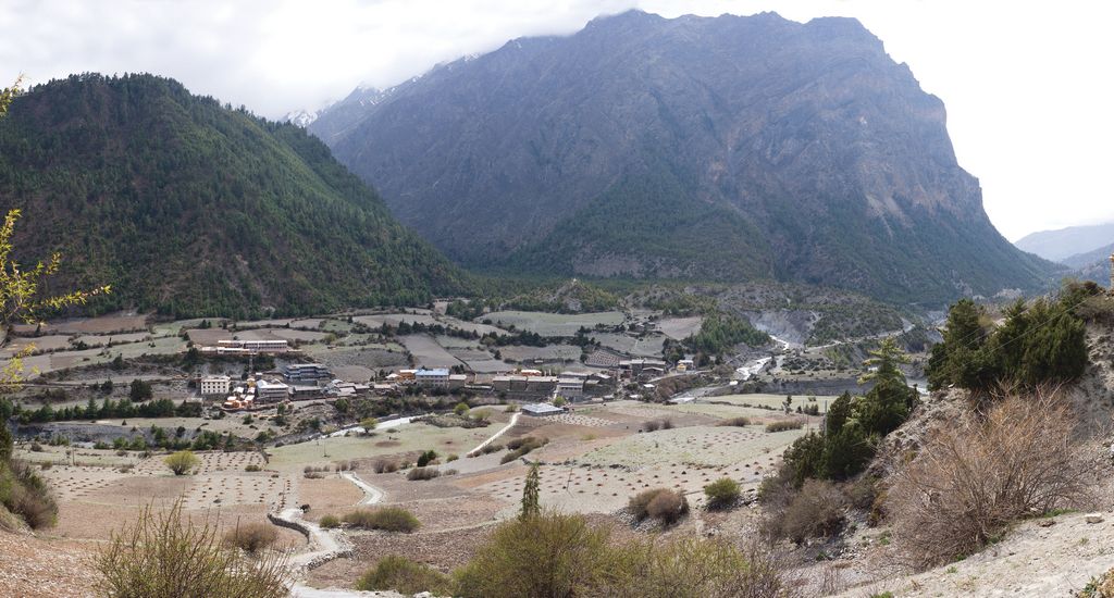 панорама горная долина