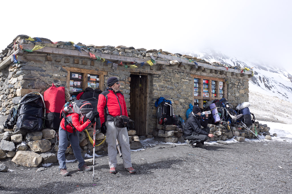 чайный домик на перевале Thorong La