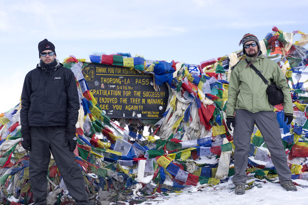 на перевале Thorong La