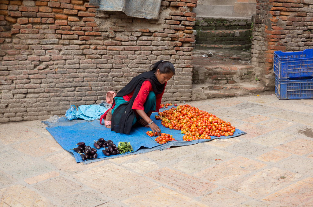 Катманду торговка