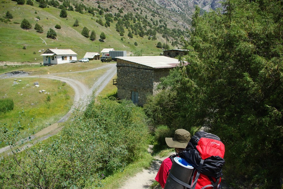 панорама альпбазы Артуч